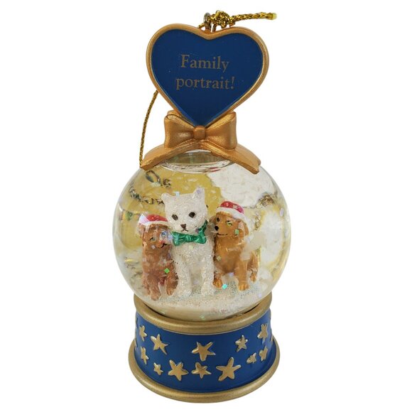 Vintage Danbury Mint Cat Snow Globe Christmas Ornament Lot of 13 Collectible - Picture 10 of 15